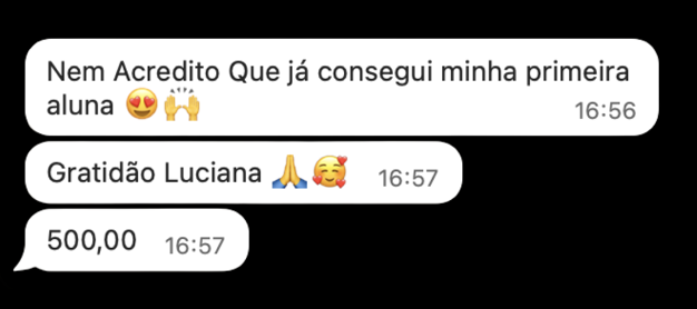 Depoimento de Ana via WhatsApp