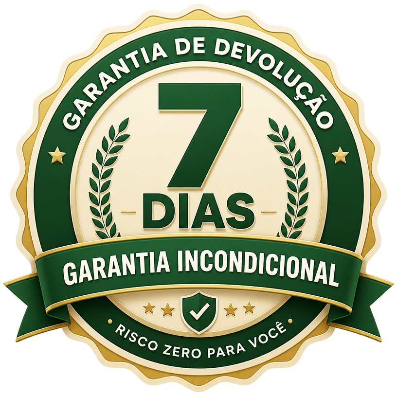 Selo de garantia de 7 dias